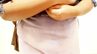 A myanmar college student displays her big boobs in a video