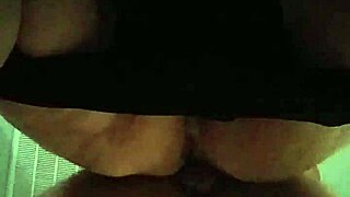 husband fucks cum into chubby wife