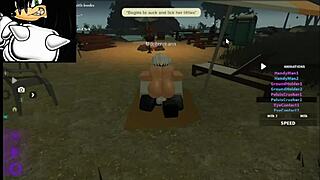 Cat themed erotic role play with intense blowjob and riding action in detailed scenes