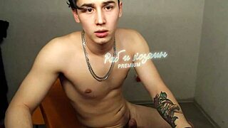 Watch me jerk off my gay cock hard