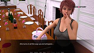 28 - Dusklight Manor - Audrey And John Having Sex On Table In One Room While Others Are In Another Room