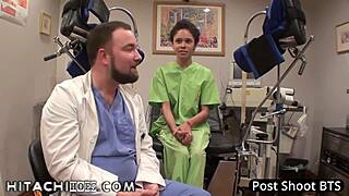 Freshman Sandra Chappelle receives Hitachi orgasms from nurses during college physical. Intense moaning in Florida hospital.