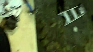 late night blowjob from my wife on the porch part one