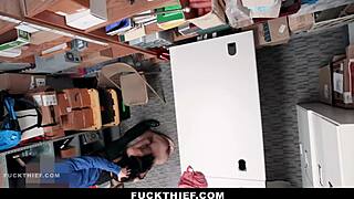 I got caught shoplifting and the officer punished me with his cock