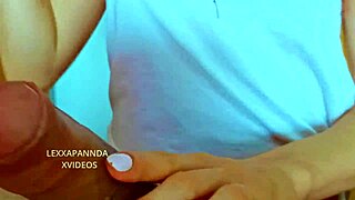 green-eyed stepsister gives me an incredible blowjob