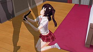 Uncensored Anime Imouto Ga Anal O Semenagara Sundome Tekoki Onasapo