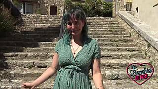 angelina takes care of naughty khala in outdoor threesome