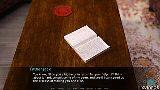 horny teen with big tits in bed?