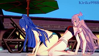 Tsubasa and Maria's futanari sex intense?