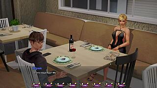 in pale carnations part 6, the blonde and asian girls kiss and get nude