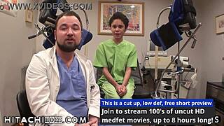 Freshman Sandra Chappelle receives Hitachi orgasms from nurses during college physical. Intense moaning in Florida hospital.