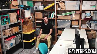 young perpetrator bounces on officer's huge black cock!