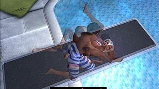 Taken at Public Swimming Pool!