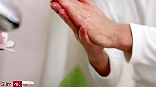 Cutie Teen 18+ Creampied After Intense Sex With Masseur In Doggy.