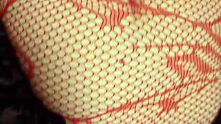 dirty girl in stockings uses toys and cums hard for you