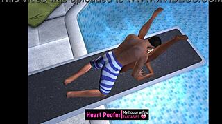 Taken at Public Swimming Pool!