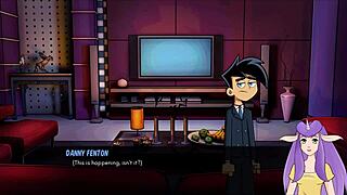 Goth Girl Gives Handjob In Danny Phantom Redux