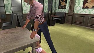 Apa yang terjadi kalau brunette muda 18+ gabung kakek tua karaoke di episode 8 Second Life?