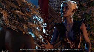 Minthara's Futa Sex Scene In Baldur's Gate 3 Lesbian