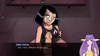 Goth Girl Gives Handjob In Danny Phantom Redux