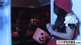 Red Riding Hoods Gets A Rough Trick & Treat