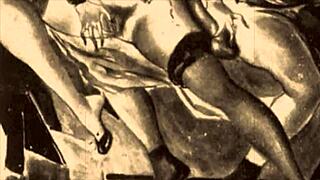 Oh my, check out this vintage erotic illustration! Isn’t it just wild?