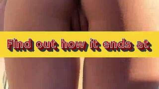 Blonde Teen Kiara Cole Feels Intense Public Passion