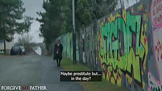 Pretty French brunette’s rough sex confession is wild