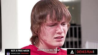 Lauren Phillips titty fucks her teen stepson in Devils Film