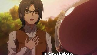 Hentai anime features big tits in erotic scenes with cute characters