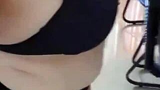 old cuckold spanks submissive wife, monster cock punishment no privacy 😱