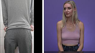 Emily Jade rates my cumshot and reacts with surprise 😲