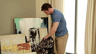 I watch tattooed gay hunk rim and blow artistic guy