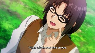 Hentai anime features big tits in erotic scenes with cute characters