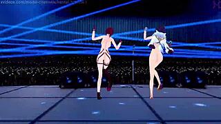 genshin impact mmd showcase s ia yelan kafka