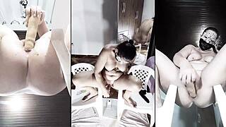 check out this homemade anal close-up with bbw in lingerie 😏