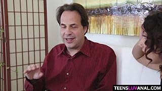 Sweet teen sophia grace takes big cock anal