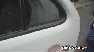 Cute Latina Amateur on a Fuck Casting with Big Cock.