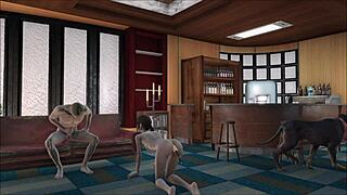 fallout 4 she sucks cock with vibrator in ass?