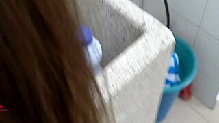 I fuck my stepsister while she does laundry part 2 😏