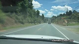 Cute Latina Amateur on a Fuck Casting with Big Cock.