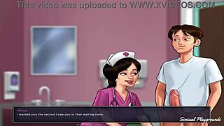 Summertime saga horny nurse gives the best blowjob of my life 😍