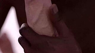 Black man sucks big white dick