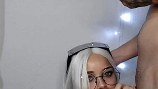 Blondie White Moon craves that monster cock.