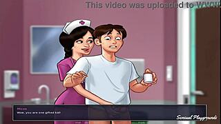 Summertime saga horny nurse gives the best blowjob of my life 😍