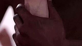 Black man sucks big white dick