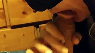 Intense sucking of father in law's cock leads to cumshot in taboo family scene.