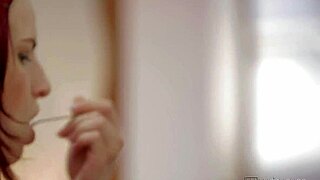 Redhead Licks Great Pussy with Passion and Emotion