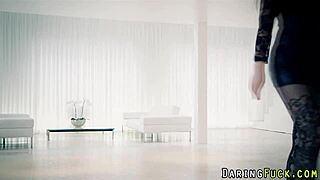 Lingerie babe gets fingered and fucked hard