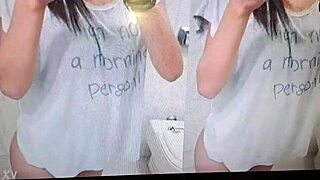 jeff strokes thick cock while paula watches